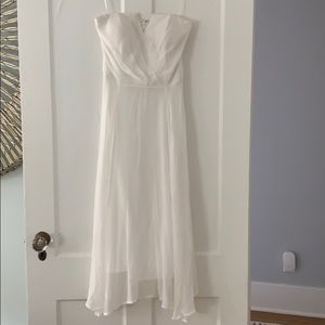 Yumi Kim white strapless dress